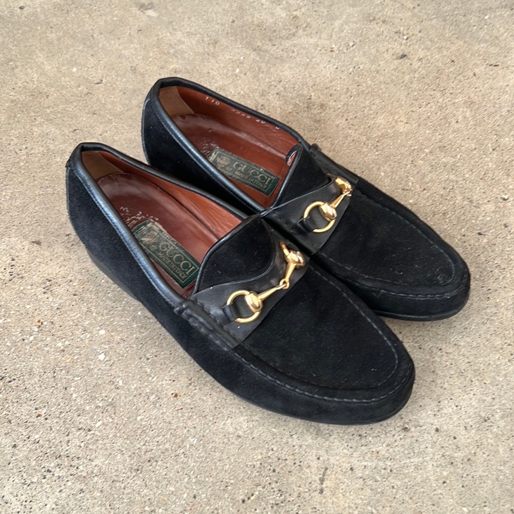 Vintage Gucci Horsebit Loafers
